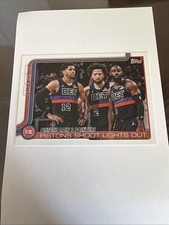 2025 Topps Basketball Flagship  Pistons Shoot Lights Out #279 AJ1