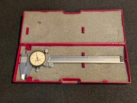 Starrett 120A-6 Dial Slide Caliper with Black Dial - Silver