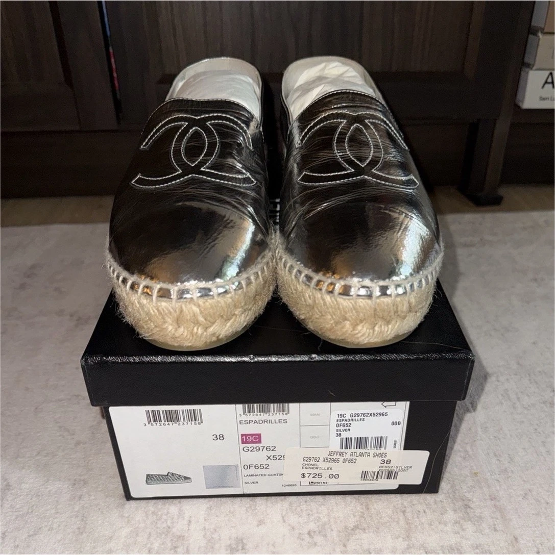 CHANEL Silver Shoes for Women for sale | eBay
