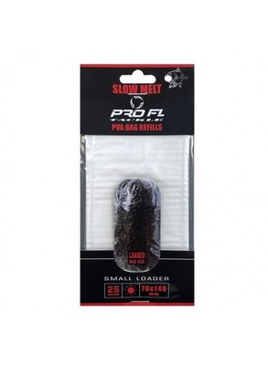 Pro FL Slow Dissolve PVA Bags 7x14cm Carp Fishing Pack of 25