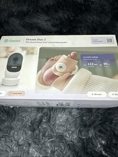 Owlet Dream Duo 2 Smart Baby Monitor w/ Dream Sock  HD Video Camera Dusty Rose