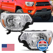 Apsve 2Pcs Oe Style Headlight Assembly Set For 2012 2013 2014 2015 Toyota
