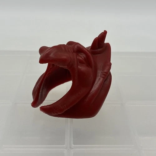 Vintage MOTU He-Man 1981 Battle Cat Taiwan Red Helmet Armor Only!