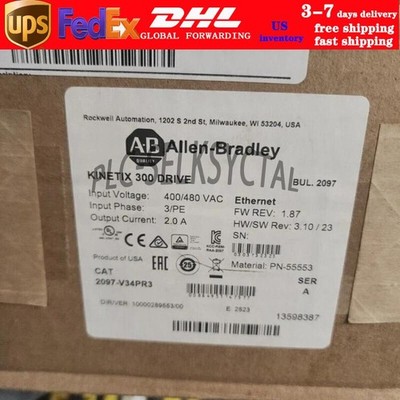 2097-V34PR3 AB Kinetix 300 Servo Drive 2097-V34PR3 Spot Goods NEW US Free Tax
