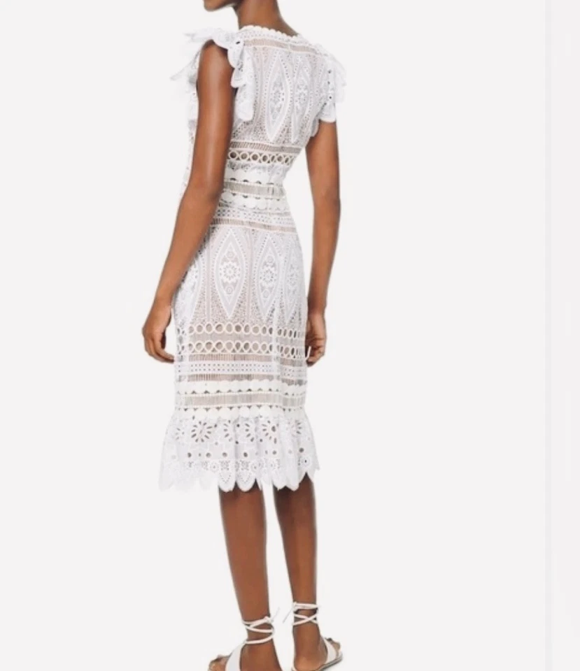 MICHAEL Michael Kors медальон кружевное платье размер M - Изображение 2 из 4