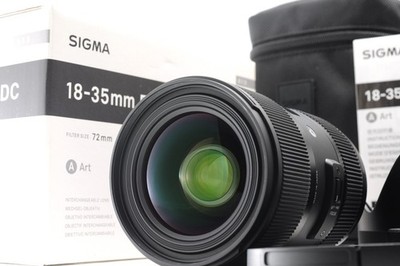 SIGMA 18-35mm F/1.8 DC HSM Art 013 Lens for Nikon F mount Original Box -MINT-
