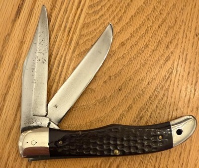 VINTAGE CASE XX USA FOLDING HUNTER KNIFE #6265 SAB USED ST | eBay