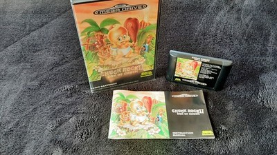 SEGA MEGA DRIVE Chuck Rock 2: Son of Chuck Komplett mit Anleitung CIB