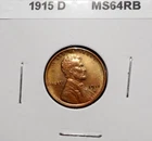 1915-D Lincoln Cent  - UNCIRCULATED  Condition