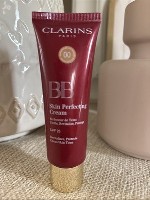 Clarins BB Skin Perfecting Cream Shade 00 Fair SPF 25 Evens Skin Tone NEW Sealed