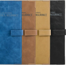 Auto Insurance and Registration Card Holder - Vehicle Glove Box Document Organiz