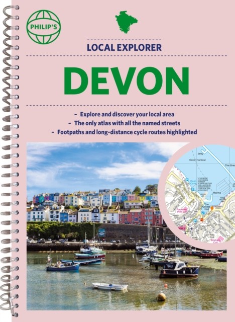 Philip's Maps Unisex Multicolor Philip's Local Explorer Street Atlas Devon : Spiral Edition Spiral - Image 4