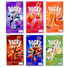 Palitos de galleta Glico Pocky Crush, 0,88 oz / 1,34 oz | Elige sabores【DDP de EE. UU.】