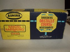 1966 Aurora Model Motoring  1593 Daredevil Obstacle Course Accessories