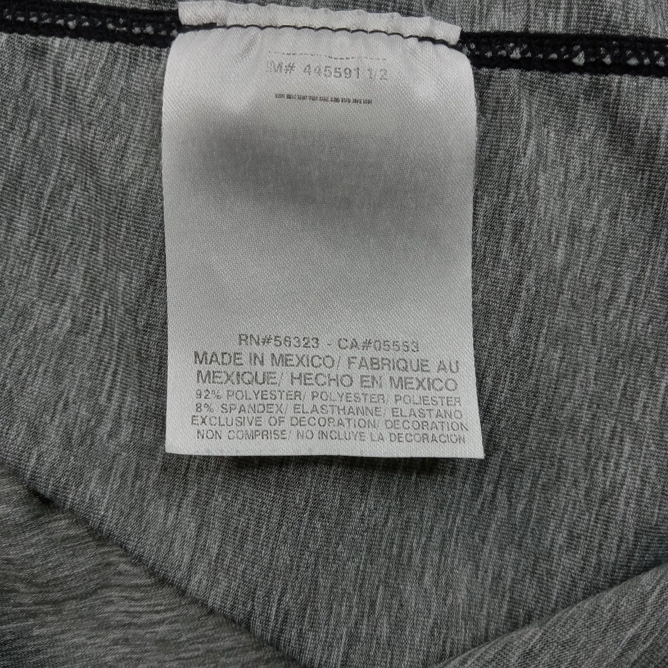 Nike Shirt Mens Medium Gray Dri-Fit Pro Fitted Athletic Compression Training - Image 3 of 4