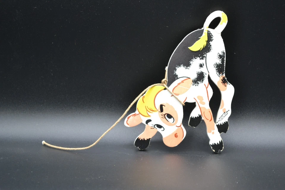 Vtg Dolly Toy Co. Wall Hangings Western Horse Boy Cow Lot of 4 patent pending - Image 3 of 4