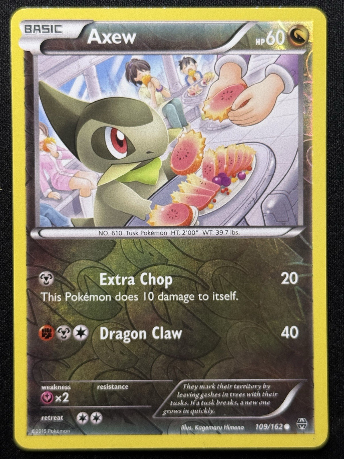 Axew 109/162 Breakthrough Reverse Holo LP/NM