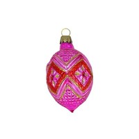 Haberland Christbaumschmuck,-Kugel - Ornamentei Cerise 6 Cm