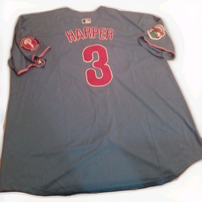 NWT Nike Bryce Harper #3 Philadelphia Phillies Stitched Phanatic