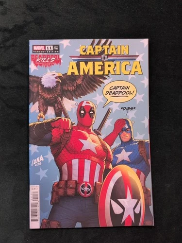 CAPTAIN AMERICA #11 DAVID NAKAYAMA DEADPOOL KILLS  MARVEL UNIVERSE VARIANT 1