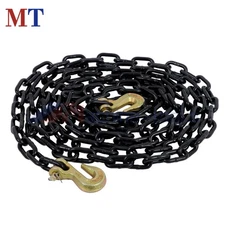 1/4 Inch x 14 Ft G80 Transport Binder Chain 3,300 lbs Load Trailer Safety Chain