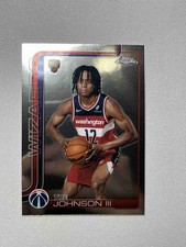 2025-26 Topps Chrome Basketball TRE JOHNSON III #256 Rookie Image Variation
