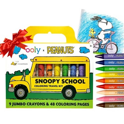 Ooly - OOLY x Peanuts: Snoopy School Coloring Travel Kit NEW