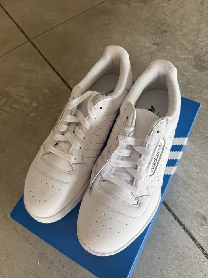 Adidas Powerphase Shoes Mens SZ 7.5 Cloud White JH5481  - Image 3 of 4