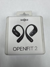 SHOKZ OpenFit 2 True Wireless Bluetooth Earbuds Black   Brand NEW   Sealed