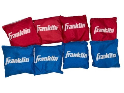 Franklin Cornhole Bean Bags Set of 8 Replacement Toss Bags Red Blue Baggo
