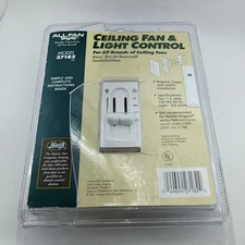 #E) HUNTER 27182 ALL-FAN 3-SPEED FAN/LIGHT DUAL-SLIDE CEILING FAN SWITCH