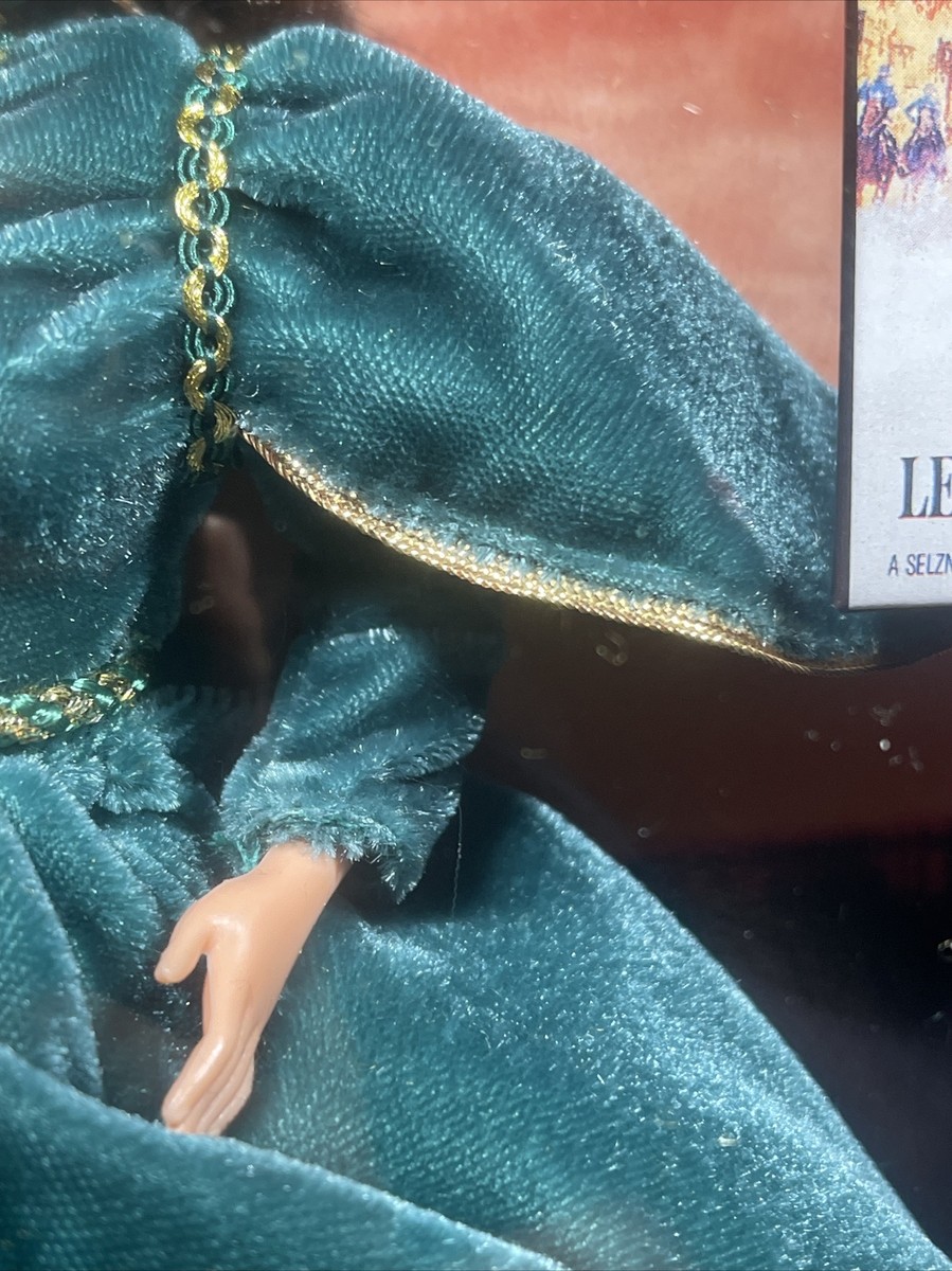 green emerald velvet dress Amazon.com: Hollywood Legends Collection Barbie Doll Scarlett O'Hara in Green  Drapery Dress : Toys & Games