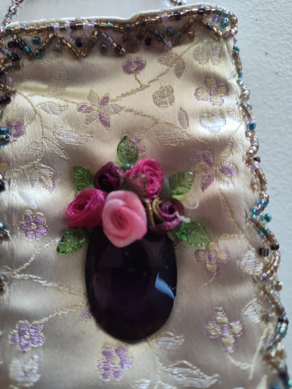 Vintage Eyeglass Rectangular Crossbody Pouch Purse - image 3