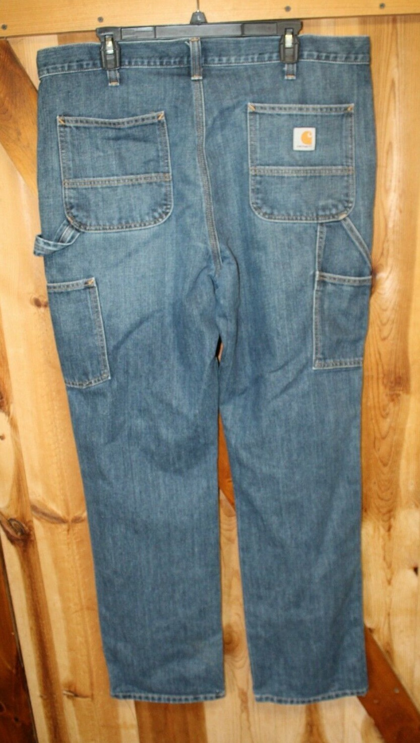 Carhartt Carpenter Jeans Relaxed Fit Men's Size 3… Gem