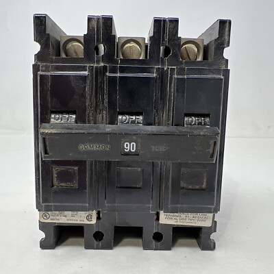 EATON CUTLER-HAMMER 3 POLE 90AMP QUICKLAG CIRCUIT BREAKER QC3090H