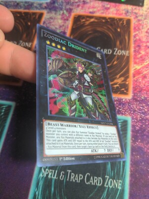 Yu-Gi-Oh! Zoodiac Drident MP17-EN208 1st Edition Secret Rare NM | eBay