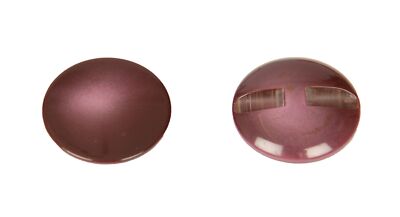 Set of 9 Plastic Round Buttons with Sewing Stem mm.25 x 25 x 6 mm Item