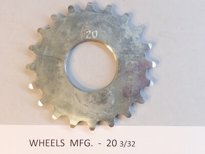 Räder Mfg.  20 3/32 Fixed Ritzel / NOS Bahnrad