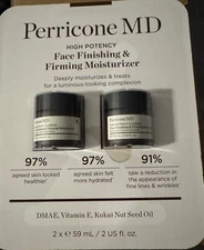 Perricone MD High Potency Face Finishing & Firming Moisturizer 2 Pack (2oz each)