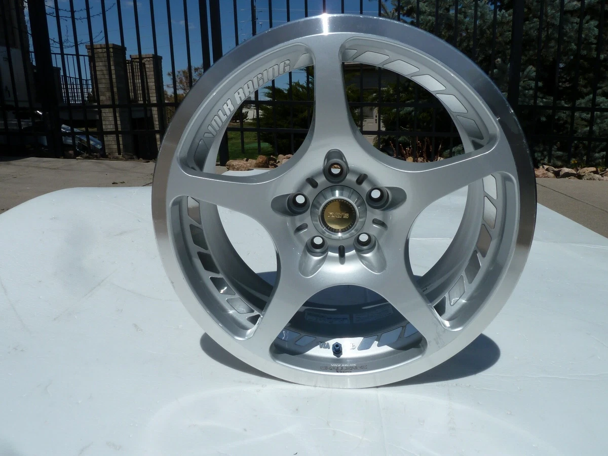 Genuine Rays Volk Racing Challenge F-Zero 18x9 Silver WHEEL RIM 5 spoke 18