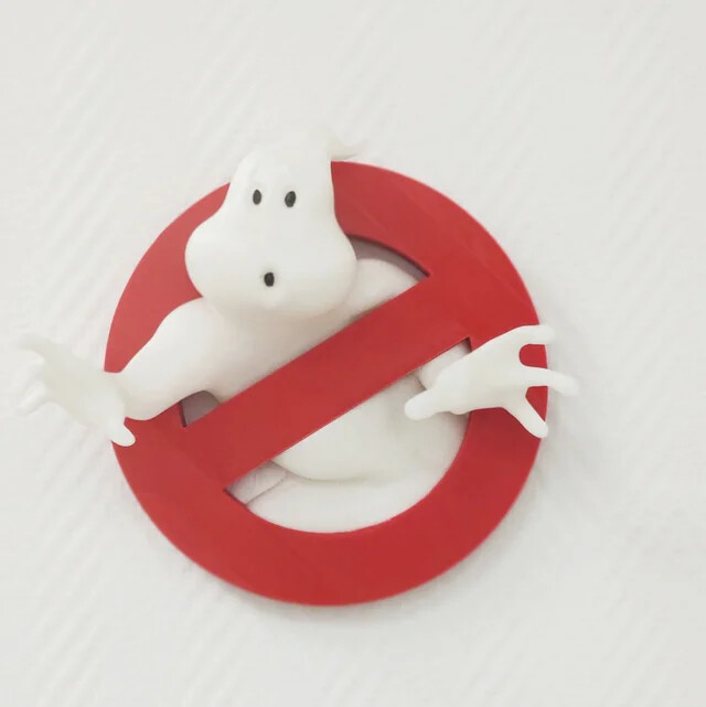 Logo Cazafantasmas BRILLA EN LA OSCURIDAD (Ghostbusters) 20cm