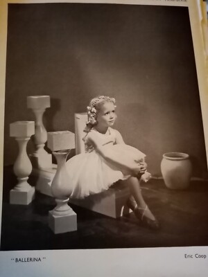 B4e Ephemer 1950 book picture ballerina Eric coop 