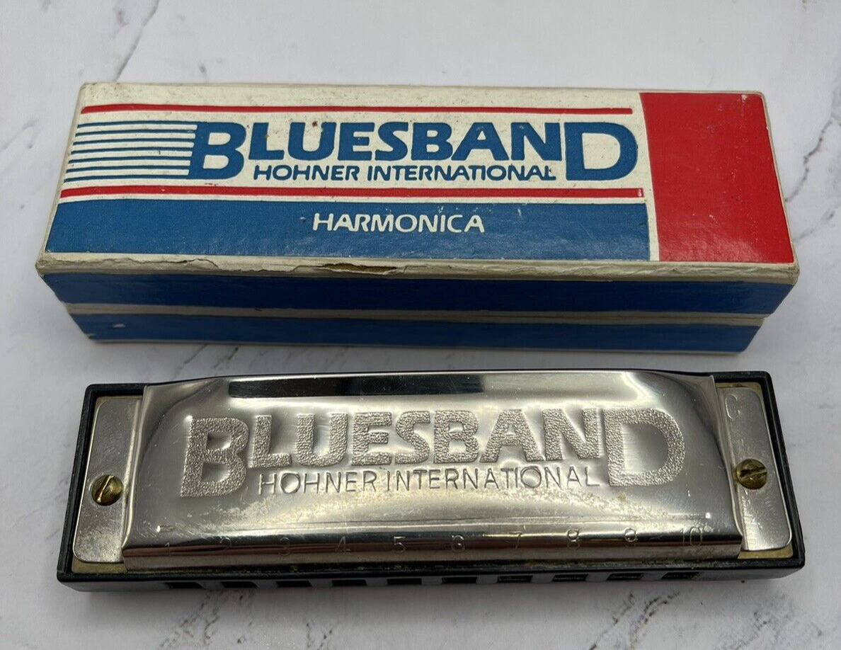 Vintage Hohner International Bluesband Harmonica with Original Box eBay