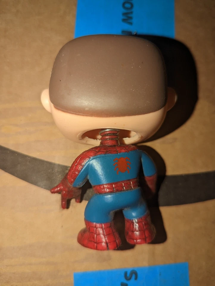 Funko POP! Spider-Man Unmasked #34 Comikaze Exclusive Spiderman VAULTED Rare - image 3 of 4