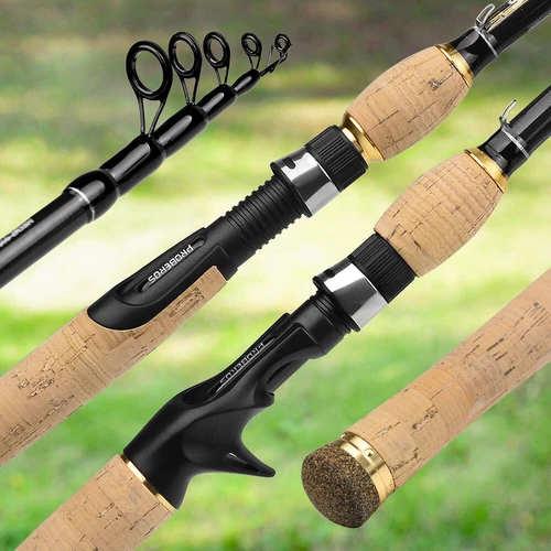 Telescopic Spinning Fishing Rod Bait Casting Lure Carbon Travel Pole 1.8-2.7M - Picture 13 of 21