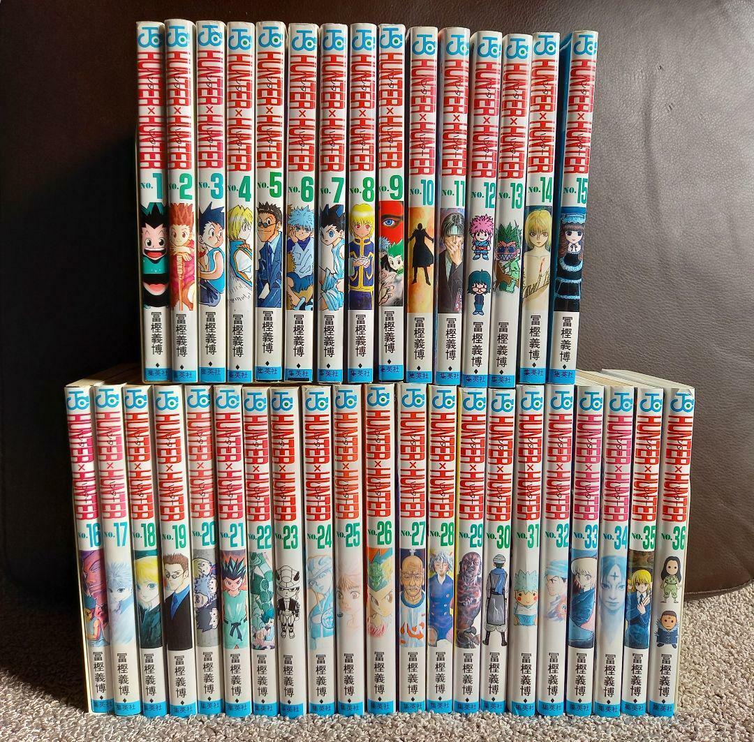 Used Hunter x Hunter VOL.1-36 Complete set Comics (language Used Hunter x Hunter VOL.1-36 Complete set Comics (language