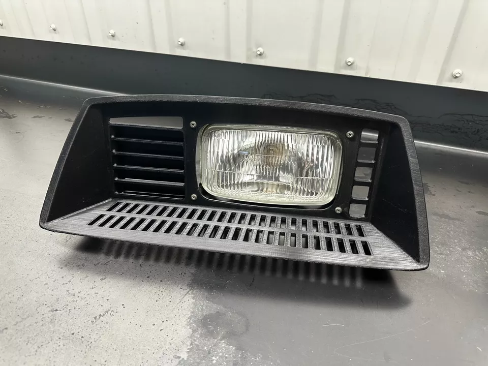 Yamaha Enticer ET250 - ET340 Body, Headlight Grill replica, 8F3-84311-00-00 - Image 3 of 4