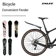ENLEE BMX MTB Bicycle Rear Fenders Road Bike Quick Release Mudguard Adjustable