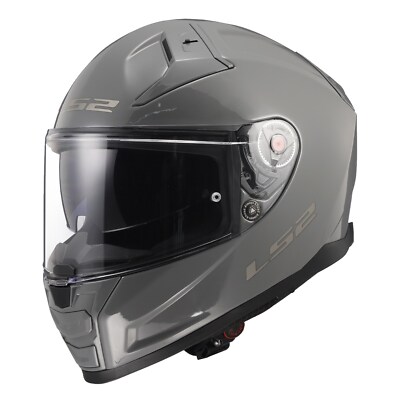LS2 FF811 Solid nardo grey Gr. M Motorradhelm Integralhelm mit Sonnenblende