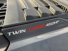 Twin Turbo 450HP Die Cut Sticker Decal, Fits Ford Raptor